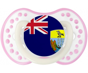La bandera rosa fosforescente lovi dynamic de Santa Elena