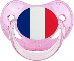 Bandera de San Martín Fisiológica Lollipop Rosa lentejuelas