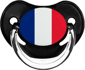 Bandera Saint-Pierre-et-Miquelon Clásico Piruleta Fisiológica Negra
