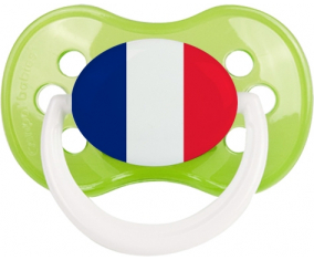 Bandera Saint-Pierre-et-Miquelon Clásico Verde Anatómico Lollipop