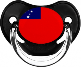Samoa Clásica Bandera de Suceto Fisiológico Negro
