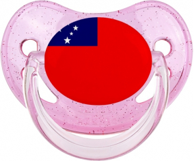 Samoa Sucete Fisiológico Brillo Bandera Rosa
