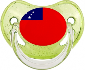 Samoa Dragón Brillo Verde Sucete Bandera