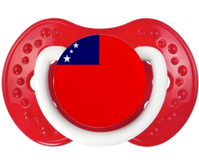Bandera tetina de Samoa lovi dynamic clásico rojiblanco