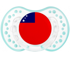 Bandera tetina de Samoa lovi dynamic clásico retro-laguna blanca
