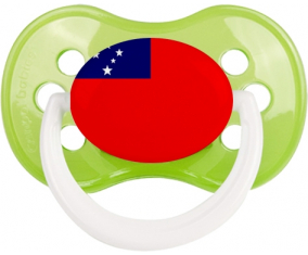 Samoa Bandera Clásica Verde Anatómica Lollipop