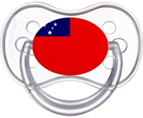 Samoa Bandera Clásica Transparente Anatómica Lollipop