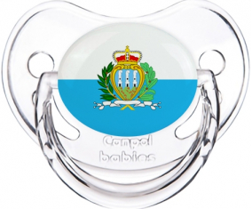 Bandera San Marino Clásico Transparente Piruleta Fisiológica
