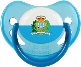 Bandera San Marino Fosforo Piruleta Azul