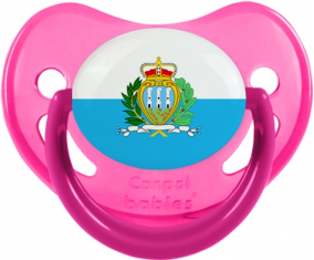 Bandera San Marino Piruleta Fisiológica Rosa Fosforescente