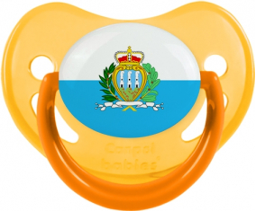 Bandera San Marino Piruleta Fisiológica Fosforescente Amarillo