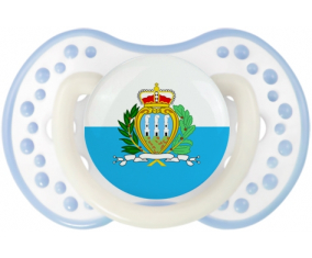 Bandera de San Marino lovi dynamic clásico blanco-cian