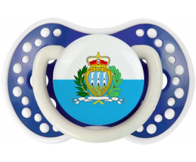 Bandera de San Marino lovi dynamic azul marino fosforescente