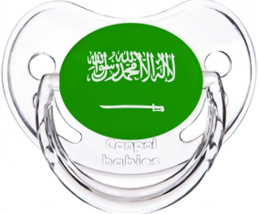 Bandera Arabia Saudí Clásico Tetina Fisiológica Transparente