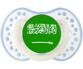 Bandera Arabia Saudí Sucete lovi dynamic clásico cian blanco