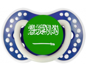 Sucete de bandera de Arabia Saudita lovi dynamic azul marino fosforescente