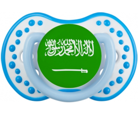 Bandera de Sucete de Arabia Saudita lovi dynamic fosforescente azul-blanco