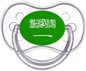 La bandera de Arabia Saudí sucete patología clásica transparente