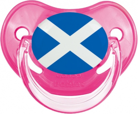 Bandera rosa clásica del dragón dragón de Escocia