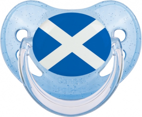 Scotland Dragon Glitter Bandera de suceto azul