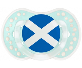 Bandera de Escocia Tetine lovi dynamic clásico retro-turquesa-laguna