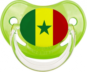 Bandera de Senegal Clásica Piruleta Fisiológica Verde