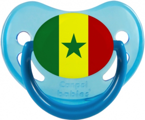 Bandera senegalesa fosforescente azul piruleta fisiológica