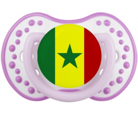 La bandera clásica lovi dynamic Blanc-mauve de Senegal