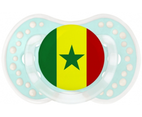 Bandera senegalesa Lollipop lovi dynamic clásico retro-turquesa-laguna