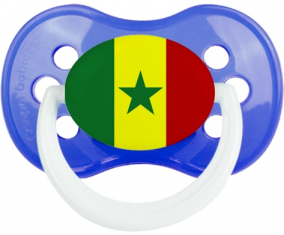 Bandera senegalesa anatómica clásico azul