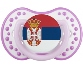 La bandera serbia Lollipop lovi dynamic Clásico White-Mauve