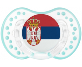 Bandera de Serbia Lollipop lovi dynamic clásico retro-laguna blanca