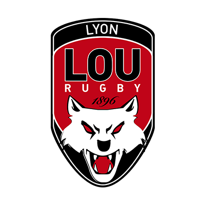 Logo Lyon LOU Rugby, ideal para productos de bebé con estilo y personalidad. Encuentra todo para tu pequeño en chupete-bebe.com.