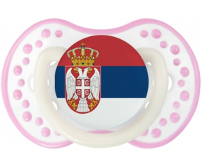 Bandera serbia lovi dynamic fosforescente blanco-rosa