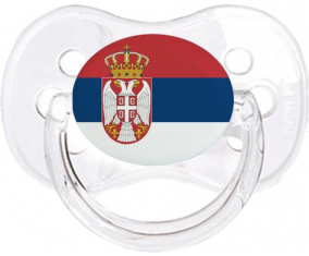 Bandera serbia Tetine Cherry Classic Transparente