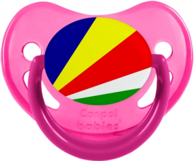 Bandera Seychelles Fisiológica Tetina Fosforescente Rosa