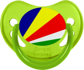 Bandera Seychelles Fisiológica Tetina Fosforescente Verde