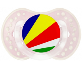 Bandera de Sucete de Seychelles lovi dynamic clásico retro-rosa-tierno