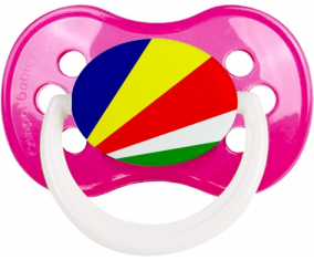 Bandera Seychelles Sucete Anatómico Clásico Oscuro Rosa