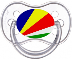 Seychelles Bandera Sucete Anatómico Clásico Transparente