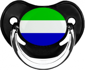 Suceto fisiológico clásico de bandera de Sierra Leona