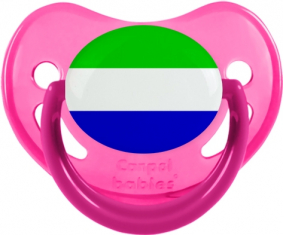 Bandera de Sierra Leona Fisiológicamente Sucete Fosforescente Rosa