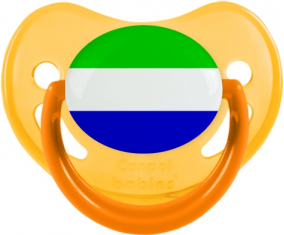Bandera de Sierra Leona Sucete Fisiológico Fosforescente Amarillo