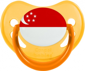Bandera de Singapur Fosforescente Amarillo Piruleta Fisiológica