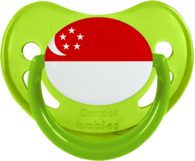 Bandera de Singapur Fosforescente Verde Pirología Lollipop