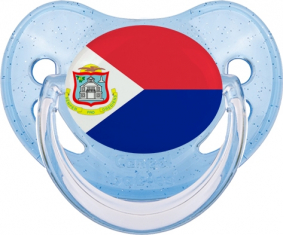 Sint Maarten Azul Lentejuelas Bandera Piruleta Fisiológica