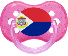 Sint Maarten Tetine Cherry Glitter Bandera