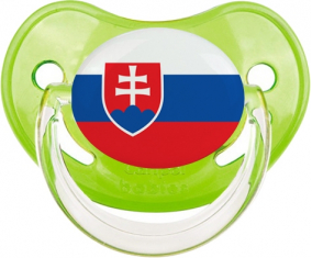 Clásica Bandera Tetina Fisiológica Verde Eslovaquia