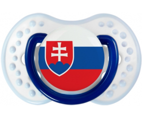 Bandera de sucete de Eslovaquia lovi dynamic clásico azul marino-blanco-azul