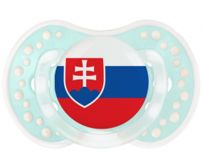 Bandera de Sucete de Eslovaquia lovi dynamic clásico retro-turquesa-laguna